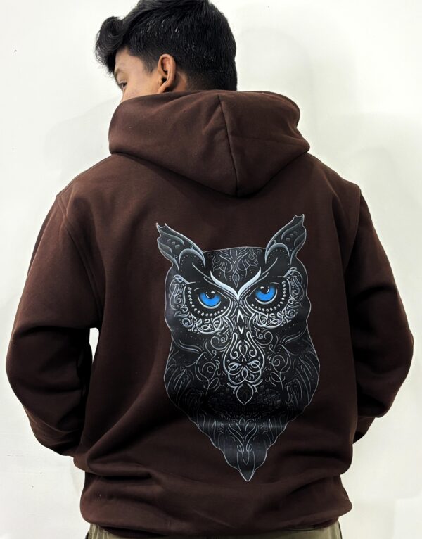 AuraVibe Ethereal Owl Hoodie - Image 3